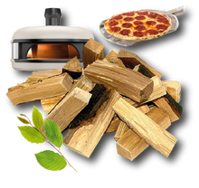 Laden Sie das Bild in den Galerie-Viewer, Pizzaofen-Holz, Brennholz Buche Mini 12Kg für Pizzaofen